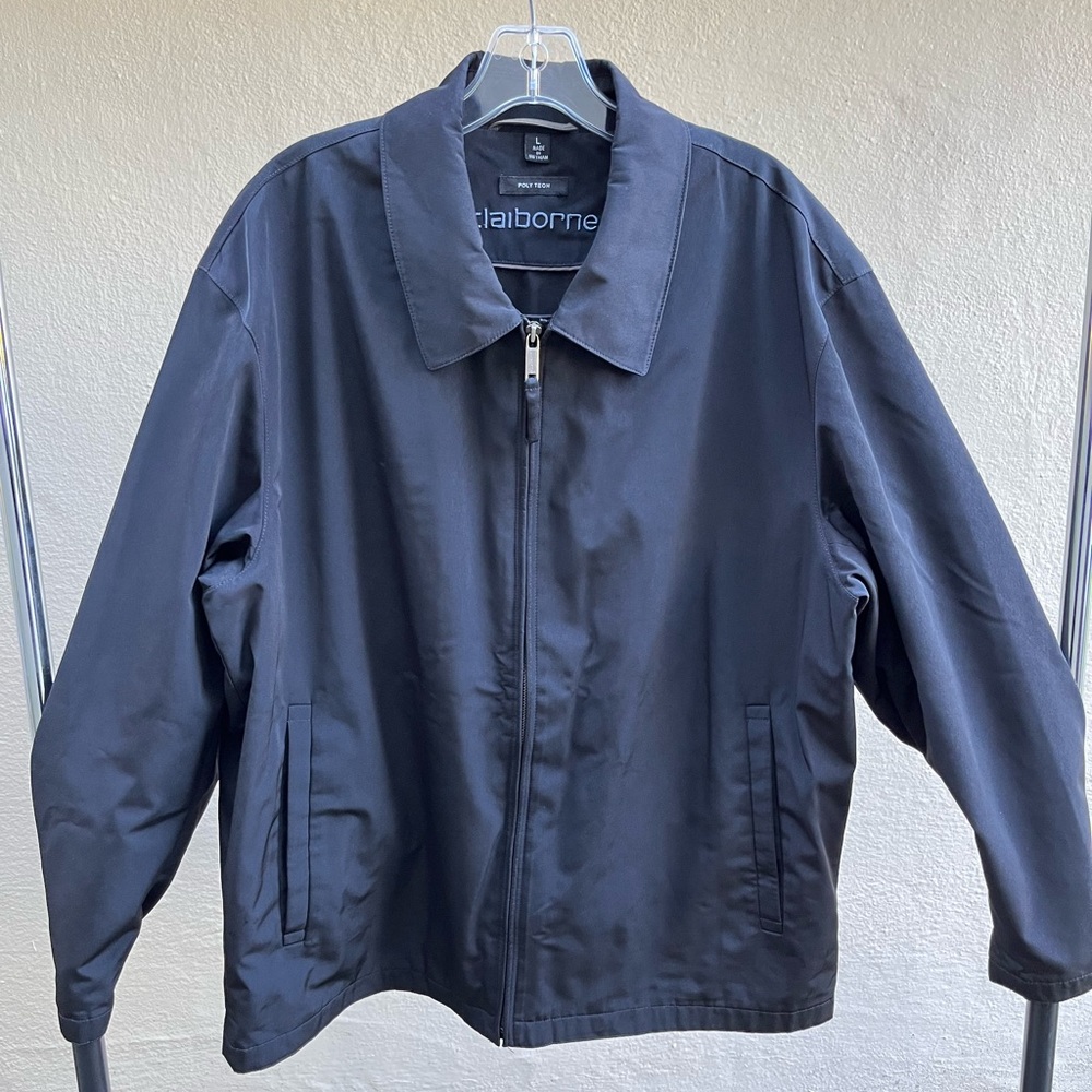Black Claiborne Men’s Jacket-lightweight